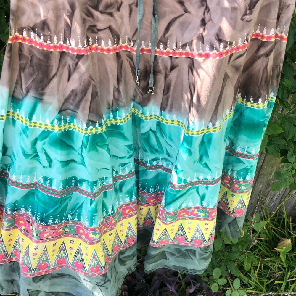 Vtg Fun Bohemian Skirt - Picture 4 of 15